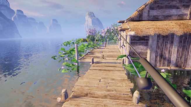 VR Fishing at Lotus Lakes