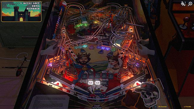 Zaccaria Pinball - Top Hand Deluxe Pinball Table