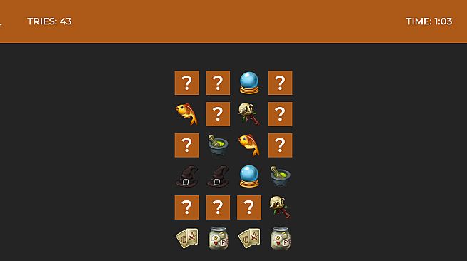 Classic Memory Game - Magic