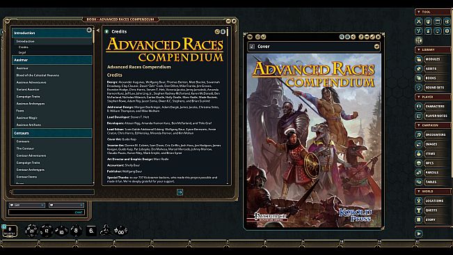 Fantasy Grounds - Advanced Races Compendium