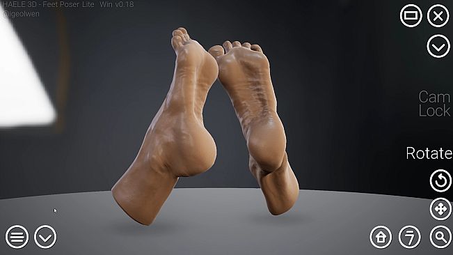 HAELE 3D - Feet Poses Lite - Drawing References