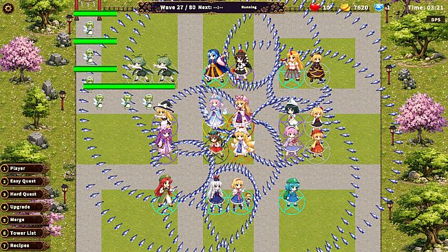 Touhou Defense Tale ~ AI Test in Touhou ~