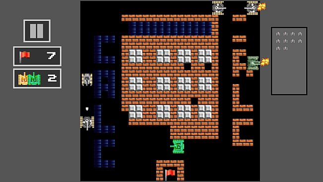 Tank Shoot 2D - Battle to save City Flag