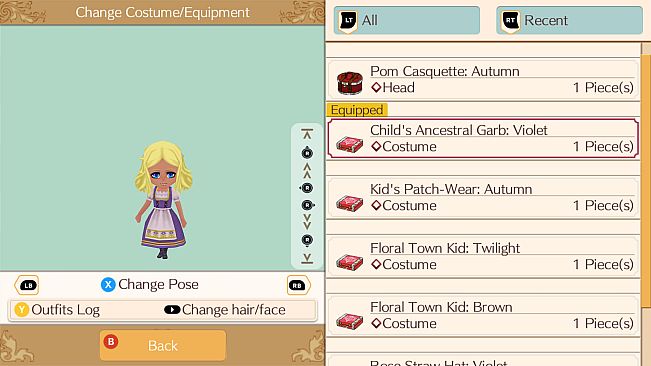 Autumn Colors Set - WorldNeverland - Daily Life in the Elnea Kingdom - Another Life Adventure