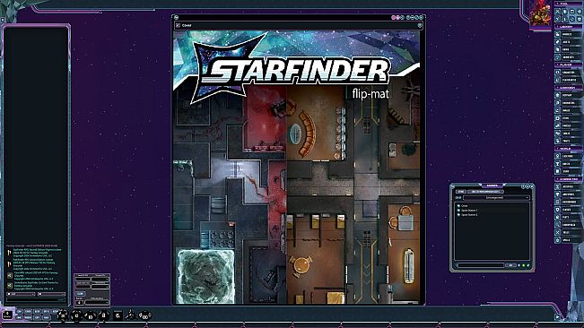 Fantasy Grounds - Starfinder 2 RPG - Flip-Mat: Space Station