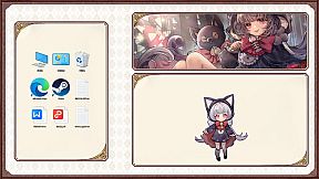 Desktop Kitten Girl