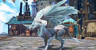 Monster Hunter Rise - "Velkhana Costume" Palamute layered armor set