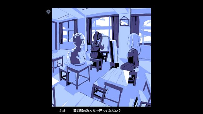 水彩画は水底に沈む
