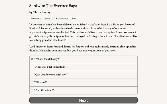 Sordwin: The Evertree Saga