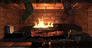 Virtual Interactive Fireplace - Christmas Decor