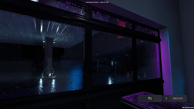 Late Night Gas Station