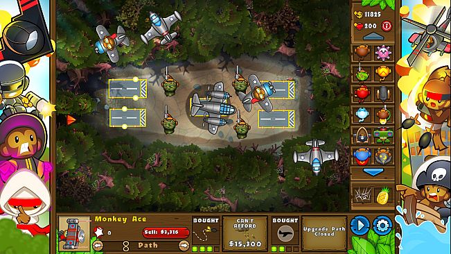 Bloons TD 5 - Top Gun Monkey Ace Skin