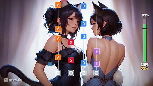 Catgirls Rhythm Game