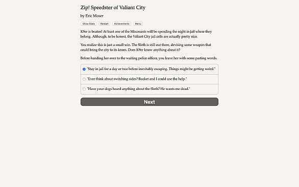 Zip! Speedster of Valiant City