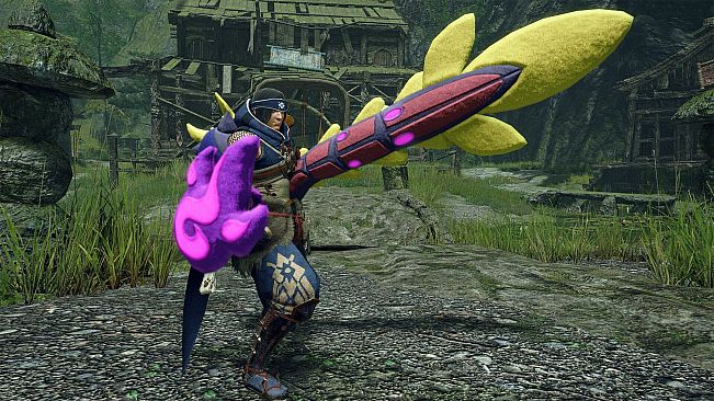 Monster Hunter Rise - "Stuffed Magnamalo" Hunter layered weapon (Gunlance)