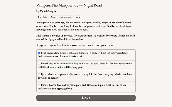 Vampire: The Masquerade — Night Road