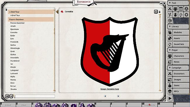 Fantasy Grounds - Panovo Player's Primer