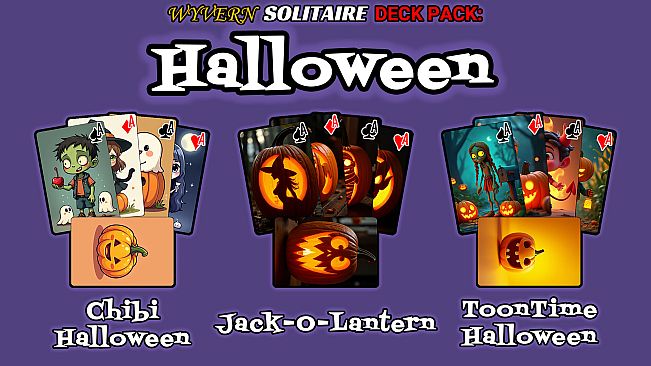 Wyvern Solitaire Deck Pack: Halloween