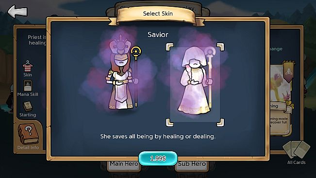 3 Minute Heroes - Savior (Priest Skin)