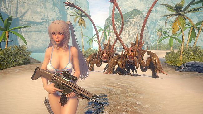 Anime Girls: Sun of a Beach