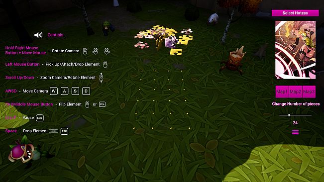 Anime Fantasy Jigsaw Puzzle 3D