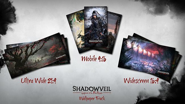 Shadowveil: Legend of the Five Rings - Wallpaper Pack