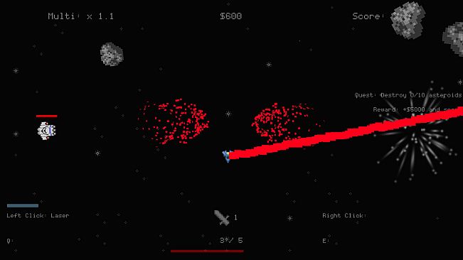 Asteroids... But Roguelite