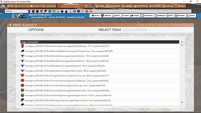 Draft Day Sports: Pro Football 2018