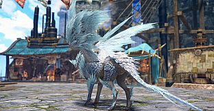 Monster Hunter Rise - "Velkhana Costume" Palamute layered armor set