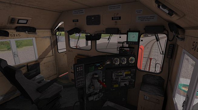 Trainz 2022 DLC - CP SD40-2 #5865-5879 Dual Flags