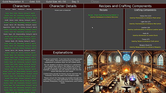 Heroes' Call - A Casual MMO Guild Sim