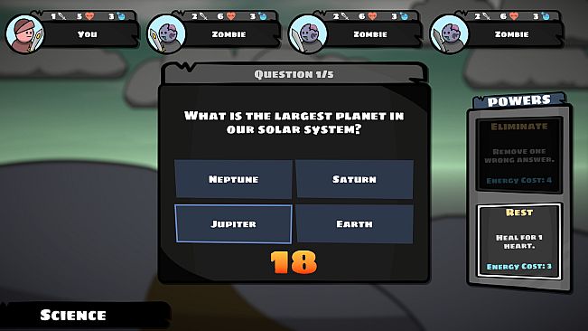 A Trivia Roguelike