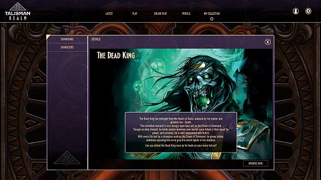 Talisman: Digital 5th Edition - The Dead King