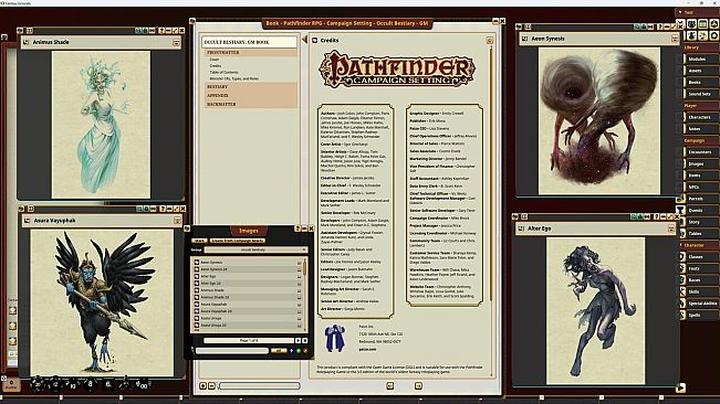 Fantasy Grounds - Pathfinder RPG - Campaign Setting: Occult Bestiary