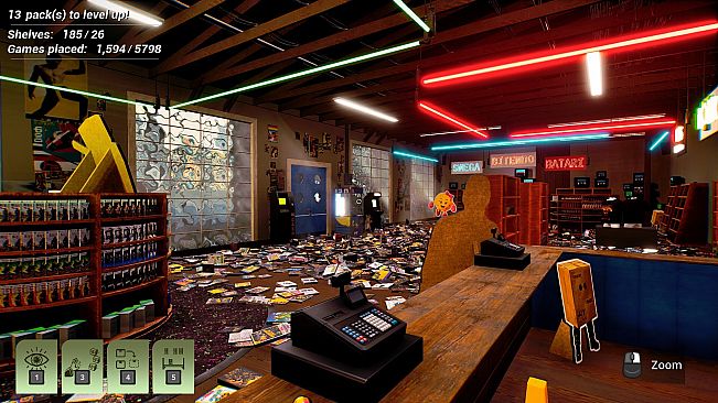 MY CAT SCATTERED GAMES: Tidy Videogame Supermarket