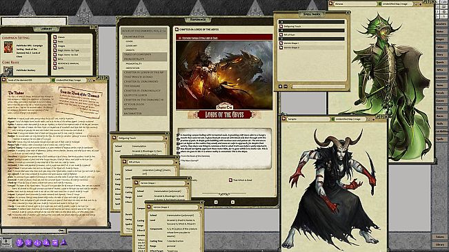 Fantasy Grounds - Pathfinder RPG - Campaign Setting: Book of the Damned—Volume 2: Lords of Chaos