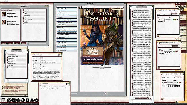 Fantasy Grounds - Pathfinder 2 RPG - Pathfinder Society Scenario #4-02: Return to the Grave