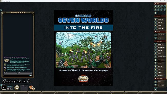 Fantasy Grounds - Seven Worlds Module 3: Into the Fire