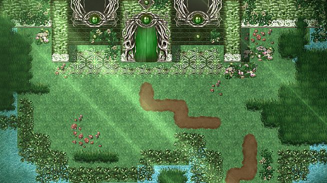 RPG Maker MV - KR Elemental Dungeon Tileset - Celestial Flora Ice Time