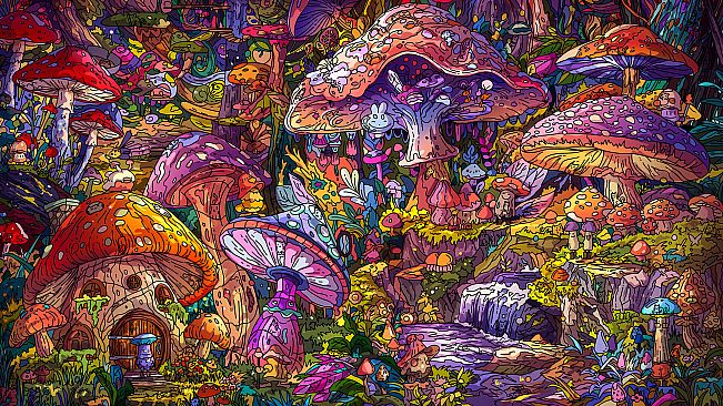 100 Mushroom Cats