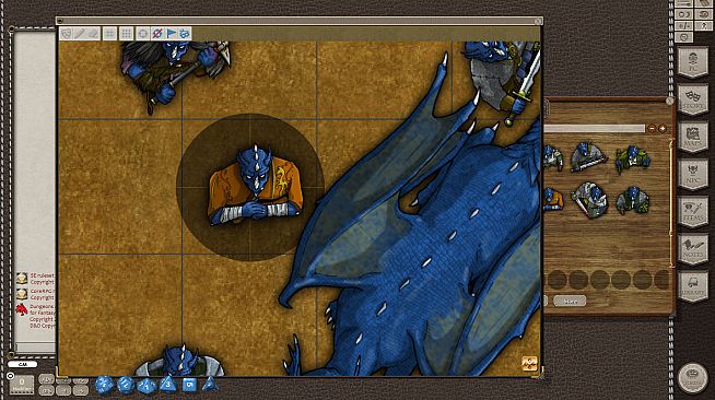 Fantasy Grounds - Blue Dragons (Token Pack)