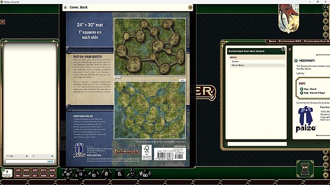 Fantasy Grounds - Pathfinder RPG - Pathfinder Flip-Mat: Marsh