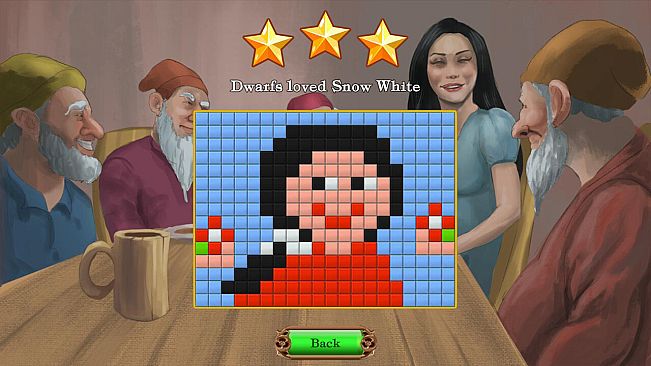 Fables Mosaic: Snow White and the Seven Dwarfs