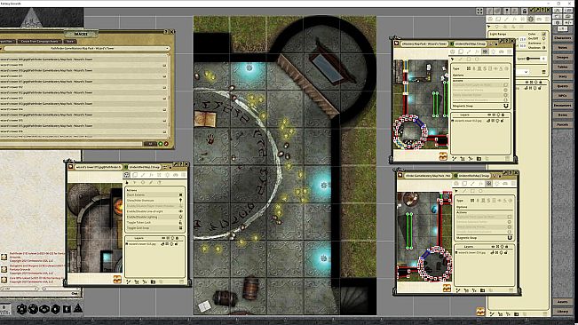 Fantasy Grounds - Pathfinder RPG - GameMastery Map Pack Wizard's Tower