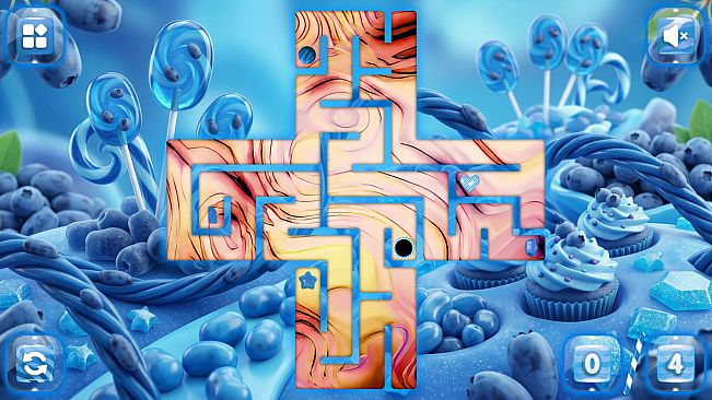 Sweetie Candy Maze: Azure Honeyberry