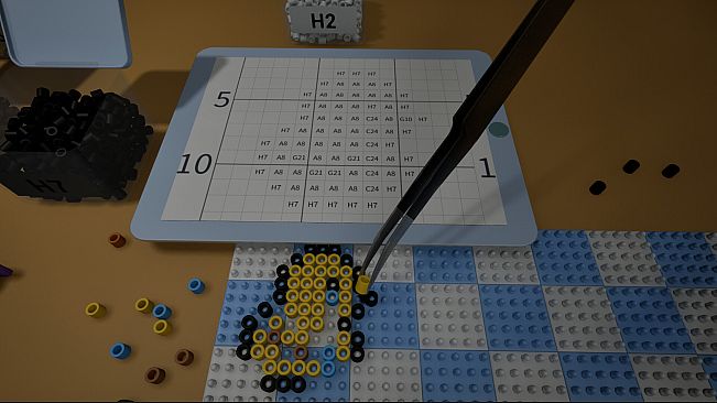 Fuse Beads Simulator 3D