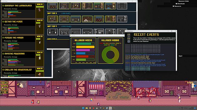 Desktopia: A Desktop Village Simulator