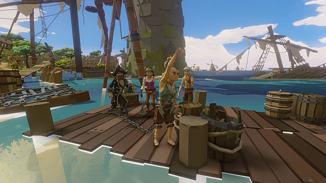 Chained Pirates Together