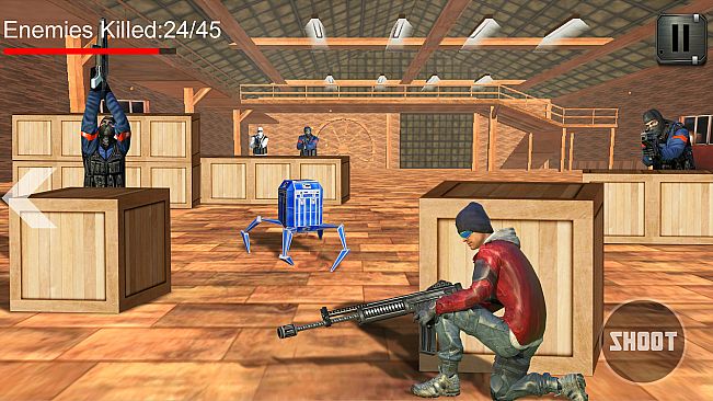 Indoor Sniper Shooting Alpha Strike in Corona Virus Lockdown