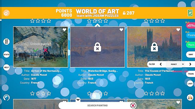 WORLD OF ART JIGSAW PUZZLES: MONET